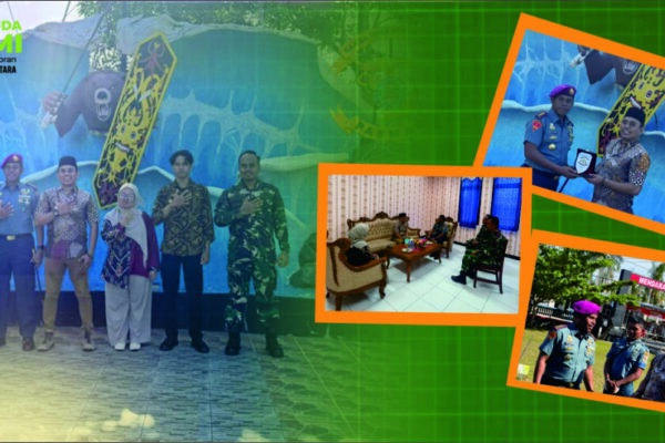 Pemuda ICMI Kalimantan Utara Audiensi dengan Danyonif 18 Marinir Bahas Ketahanan Moral Generasi Muda