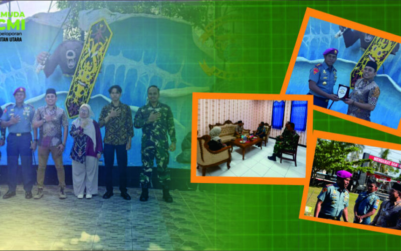 Pemuda ICMI Kalimantan Utara Audiensi dengan Danyonif 18 Marinir Bahas Ketahanan Moral Generasi Muda