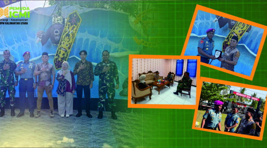 Pemuda ICMI Kalimantan Utara Audiensi dengan Danyonif 18 Marinir Bahas Ketahanan Moral Generasi Muda